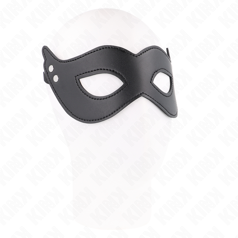 KINK - LEATHERETTE MASK WITH RIVETS MODEL 1 26 x 8 CM - Image 2