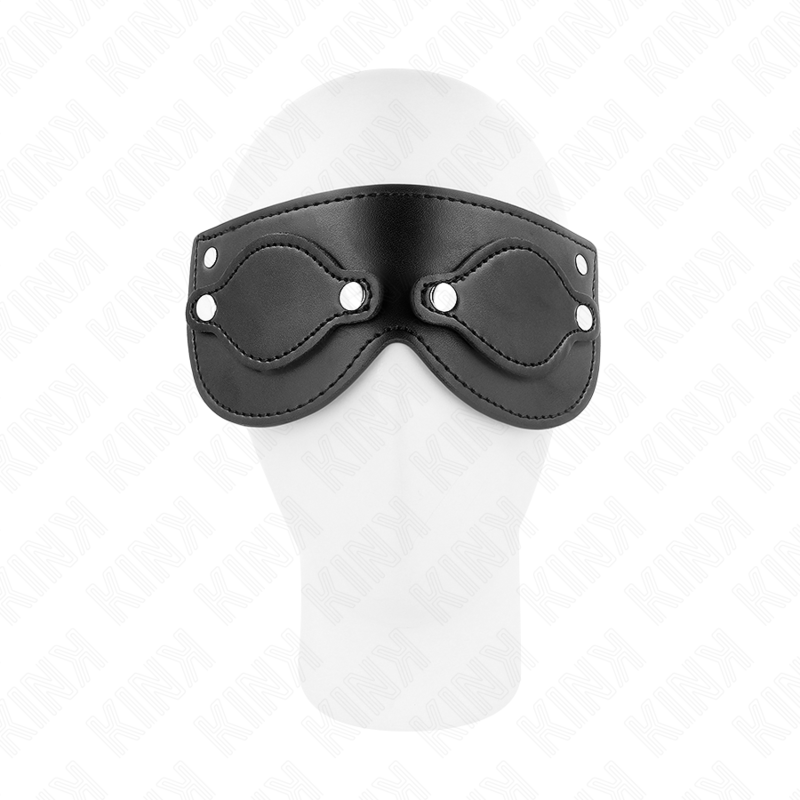 Kink - Masque En Cuirette Avec Cache-Yeux Détachables 22 X 9 Cm - Image 2