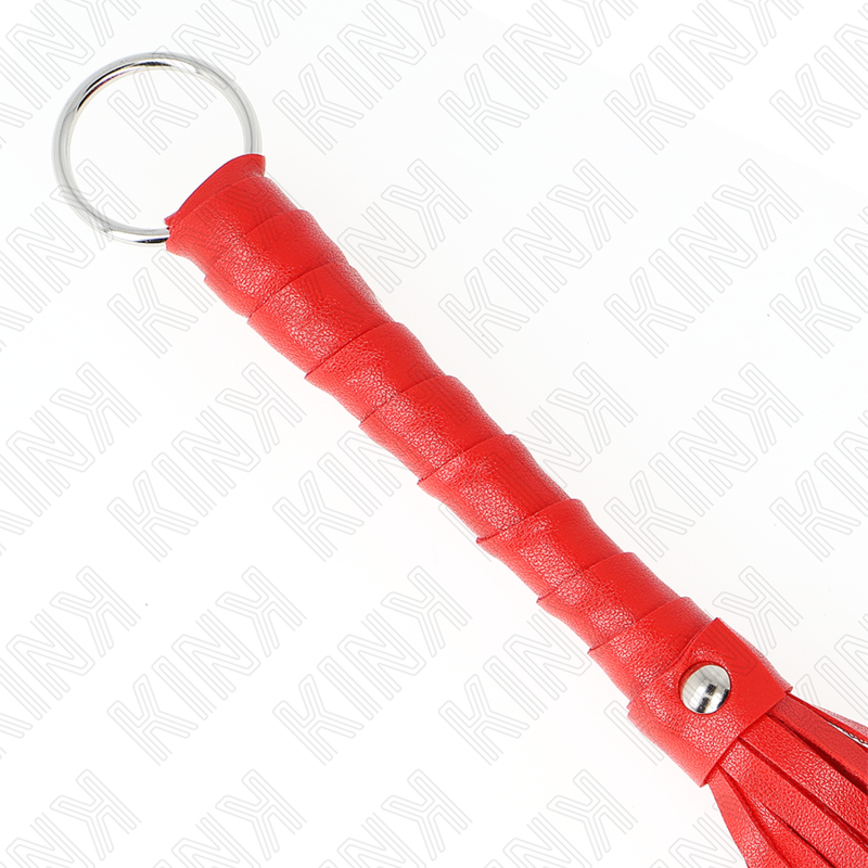 Kink - Mini Fouet Simple Rouge 28 Cm - Image 4