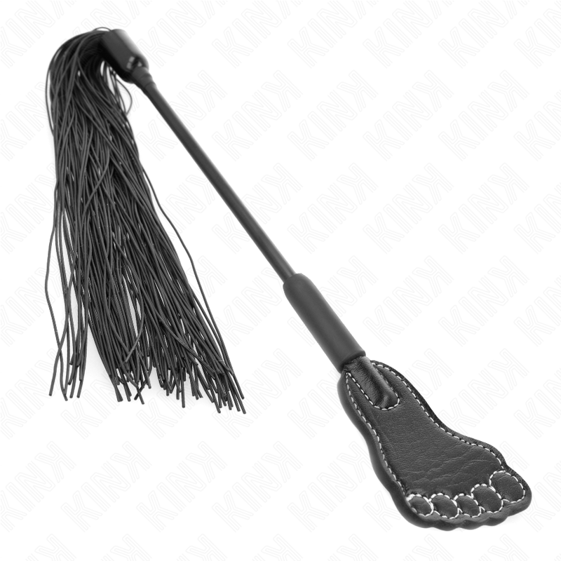 KINK - FOOT SHAPED PADDLE WITH TASSEL WHIP 31 CM - Image 2
