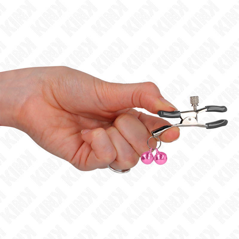 Kink - Pince À Meton Double Cloche Rose 6 Cm - Image 4
