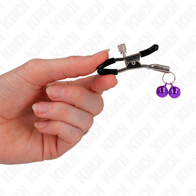 Kink - Dubbele Bel Klem Violet 6 Cm - Image 3