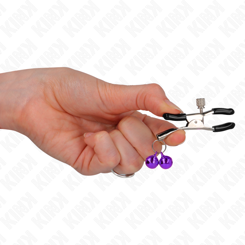 Kink - Dubbele Bel Klem Violet 6 Cm - Image 4