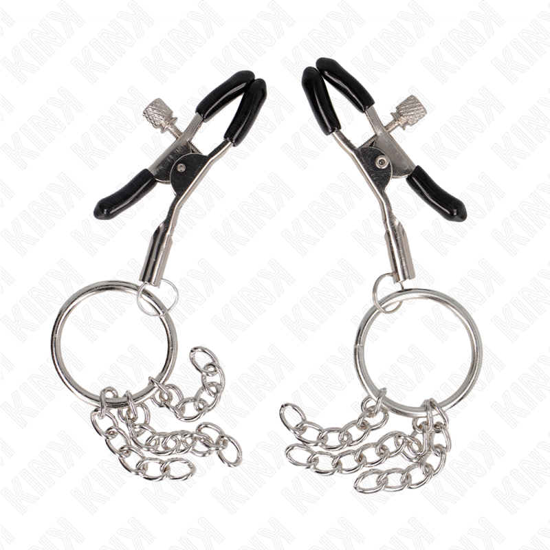 Kink - Pince A Meton O Ring Et Petite Chaine Argent 6 Cm - Image 2