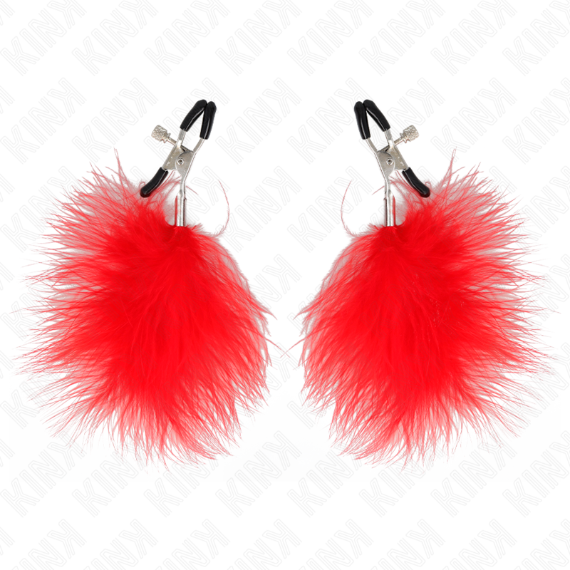 Kink - Rood Veer Klem 7 Cm - Image 2
