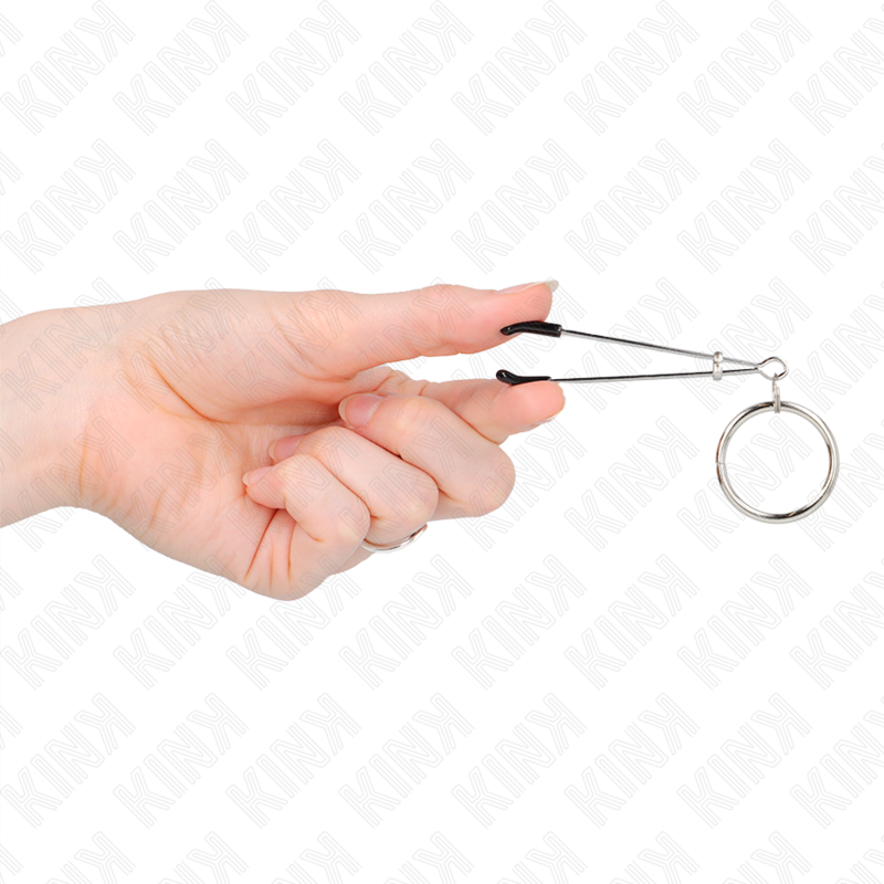 Kink - Dunne Tepelknijpers Met O-Ring 7 Cm - Image 3