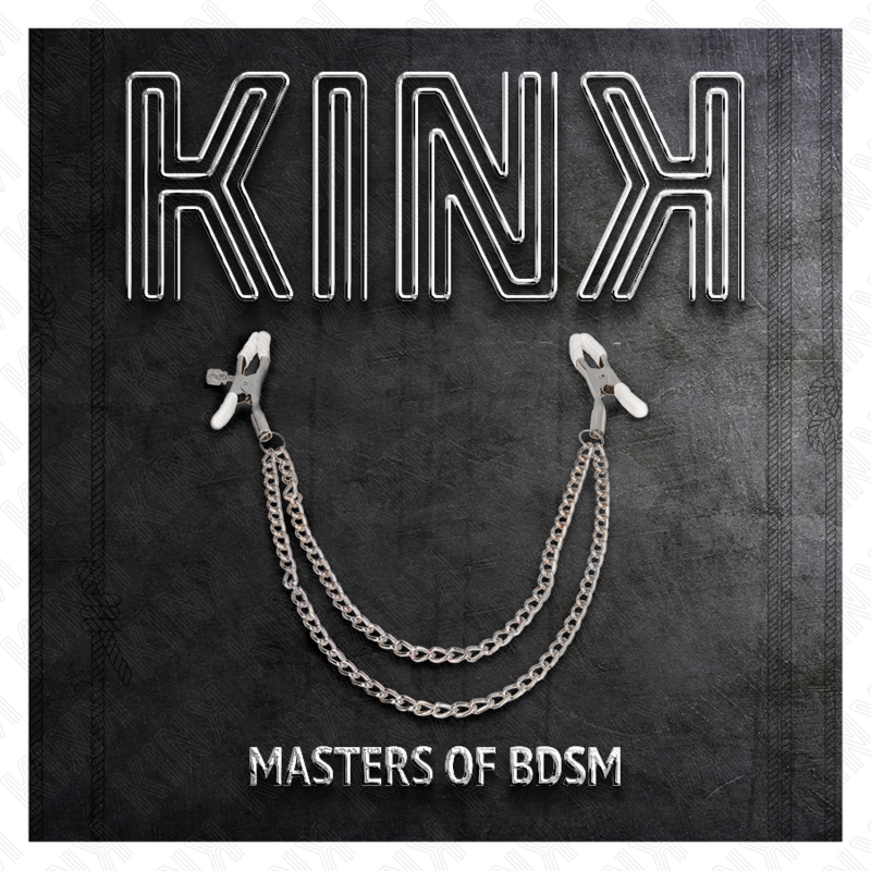 Kink - Pinces À Metelier Avec 2 Chaînes Fines Argent 20/23 Cm - Image 4