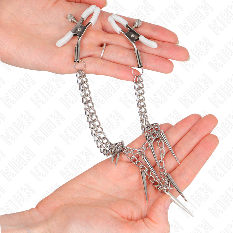 Kink - Pinces À Metelier Avec Chaînes À Pointes 30 Cm - Image 3