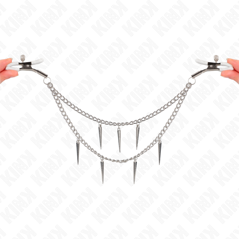 Kink - Pinces À Metelier Avec Chaînes À Pointes 30 Cm - Image 4
