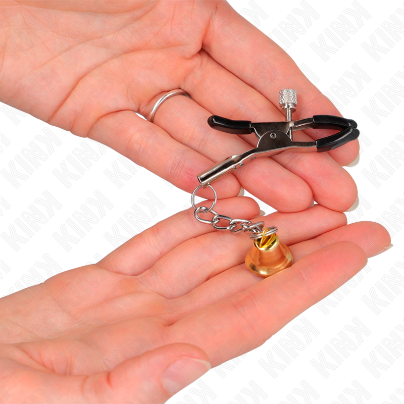 Kink - Pinces À Télémon Pendentif Cloche Or 6 Cm - Image 3
