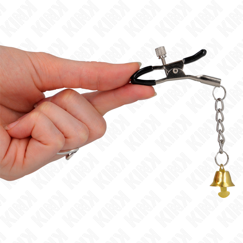 Kink - Pinces À Télémon Pendentif Cloche Or 6 Cm - Image 4