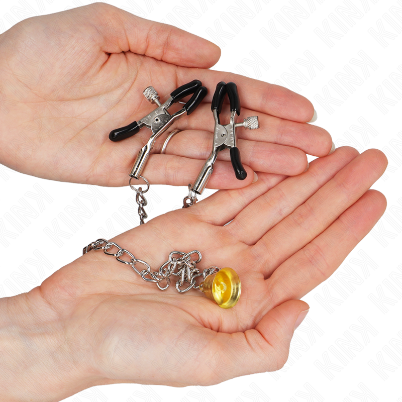 Kink - Pinces À Téléton Chaîne Avec Pendentif Corne 30 Cm - Image 2