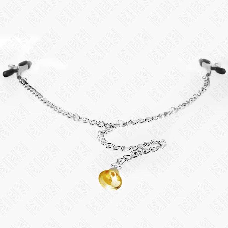 Kink - Pinces À Téléton Chaîne Avec Pendentif Corne 30 Cm - Image 3