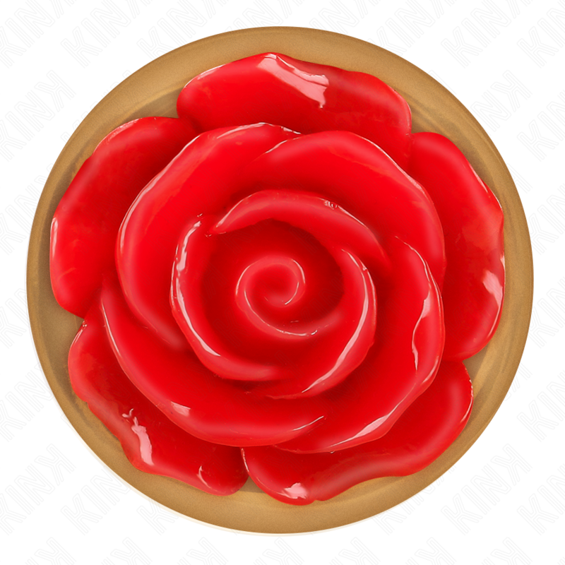 KINK - PINK GOLD ANAL PLUG WITH RED ROSE S - Image 5