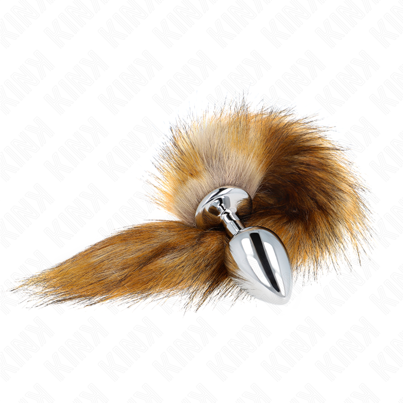 KINK - ANAL PLUG MAAT L 10 X 4 CM MET Synthetische STAART 40 CM BRUIN - Image 2