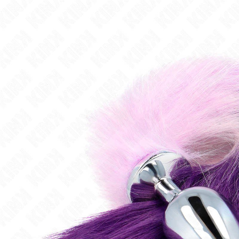 Kink - Plug Anal Taille L 10 X 4 Cm Avec Queue Synthétique 40 Cm Violet - Image 4