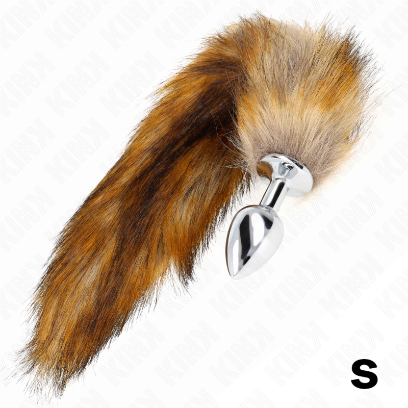KINK - ANAL PLUG SIZE S 7 X 3 CM WITH SYNTHETIC TAIL 40 CM BROWN - Image 4
