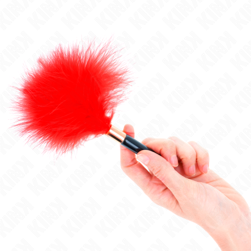 KINK - RED GOLD METAL TICKLE FEATHERS 18 CM - Image 2