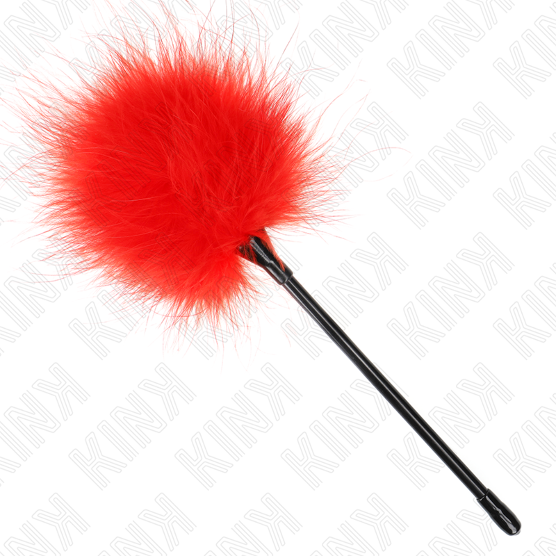 Kink - Plumes Tickle Rouges Utilisées Pour Le Kit Bondage 27 Cm - Image 2