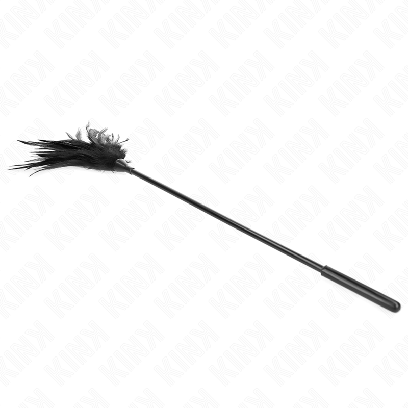 KINK - PLUSIEURS PLUMES DE CHATOUILLES NOIRES 45 CM - Image 2