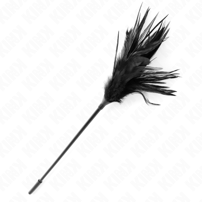 KINK - PLUSIEURS PLUMES DE CHATOUILLES NOIRES 45 CM - Image 3