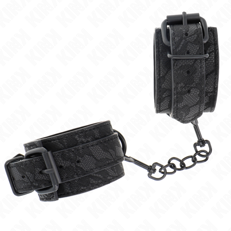 Kink - Verstelbare Zwarte Kanten Polsboeien 19-26 Cm - Image 2