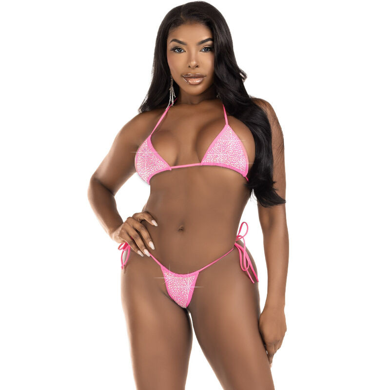 Leg Avenue - Bikini Diamants Bleu - Image 11