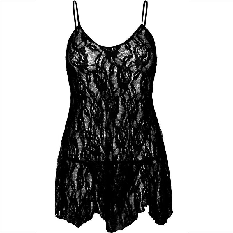 Leg Avenue - Chemise Dentelle Fleurie - Image 3