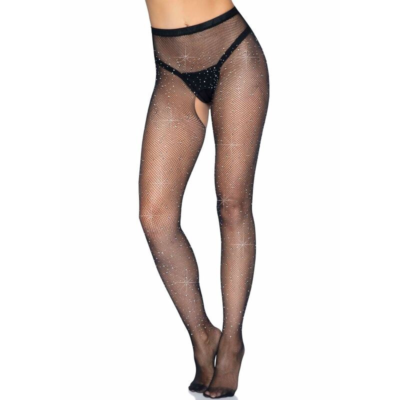 Leg Avenue - Fishnet Crothless Tights - Image 4