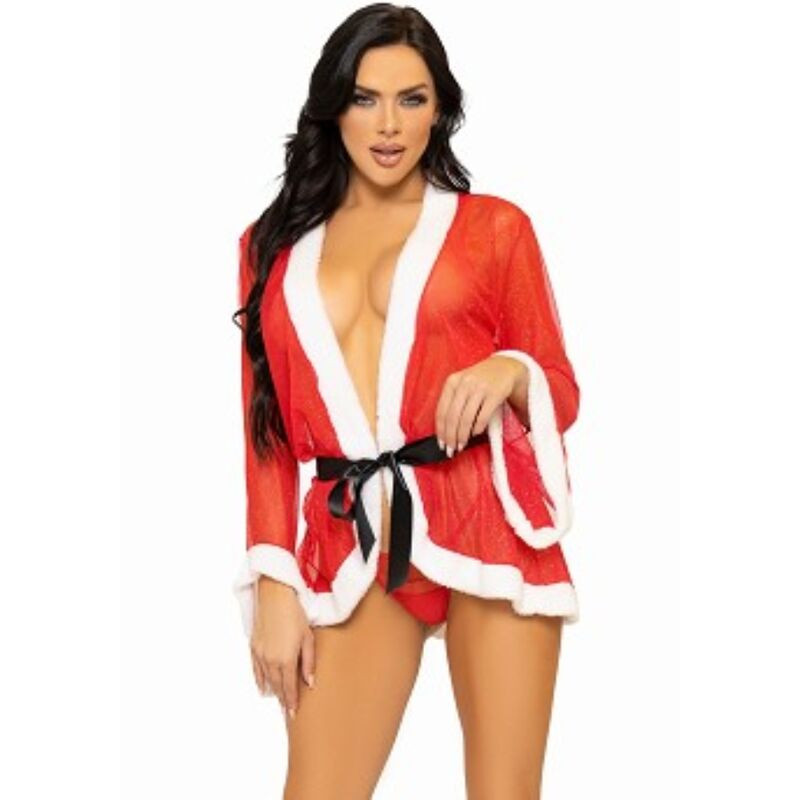 Leg Avenue - Costume De Lingerie Sexy De Noël Père Noël Rouge - Image 4