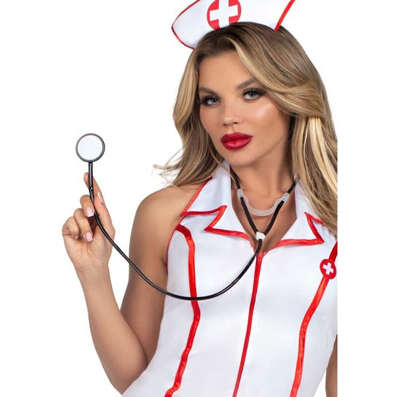 Leg Avenue - Head Nurse Costume White - Image 5