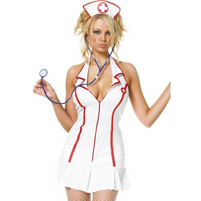 LEG AVENUE - COSTUMES - HEAD NURSE DRESS 3 PIECES SET - Image 4