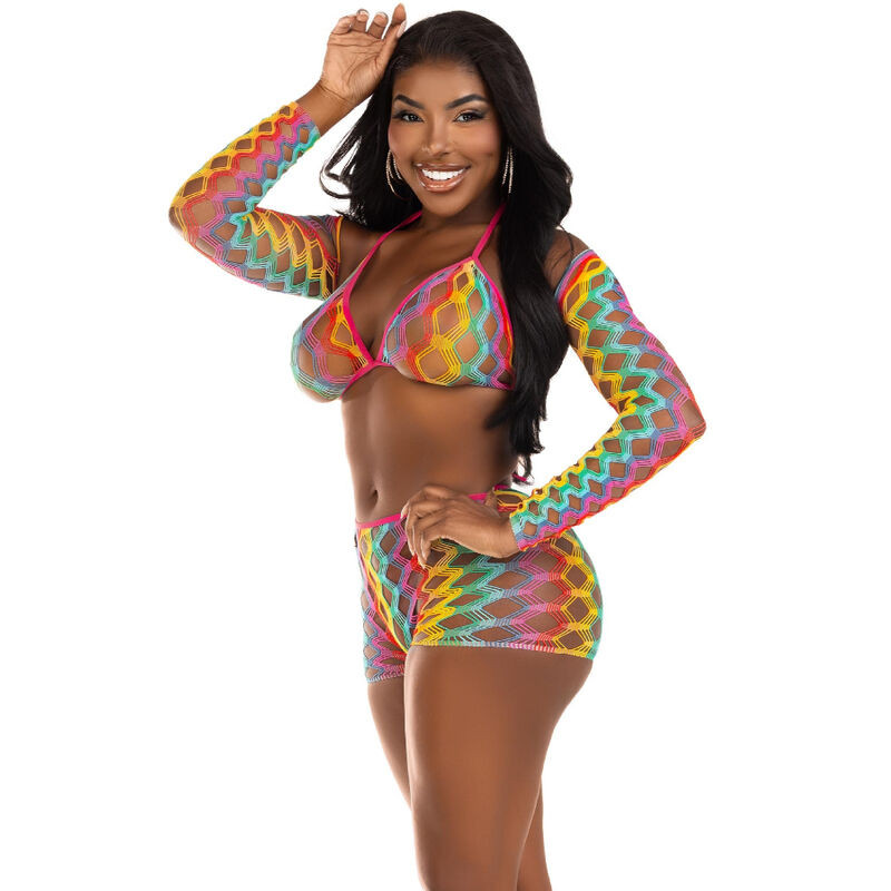 Leg Avenue - Ensemble De Trois Pièces Multicolore - Image 3