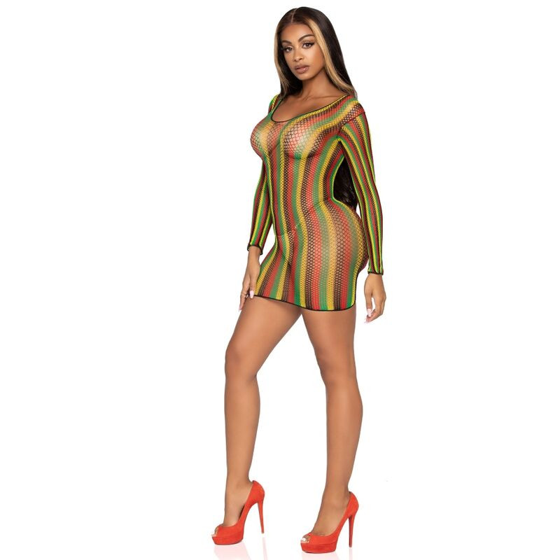Leg Avenue - Rasta Mini Robe Taille Unique - Image 2