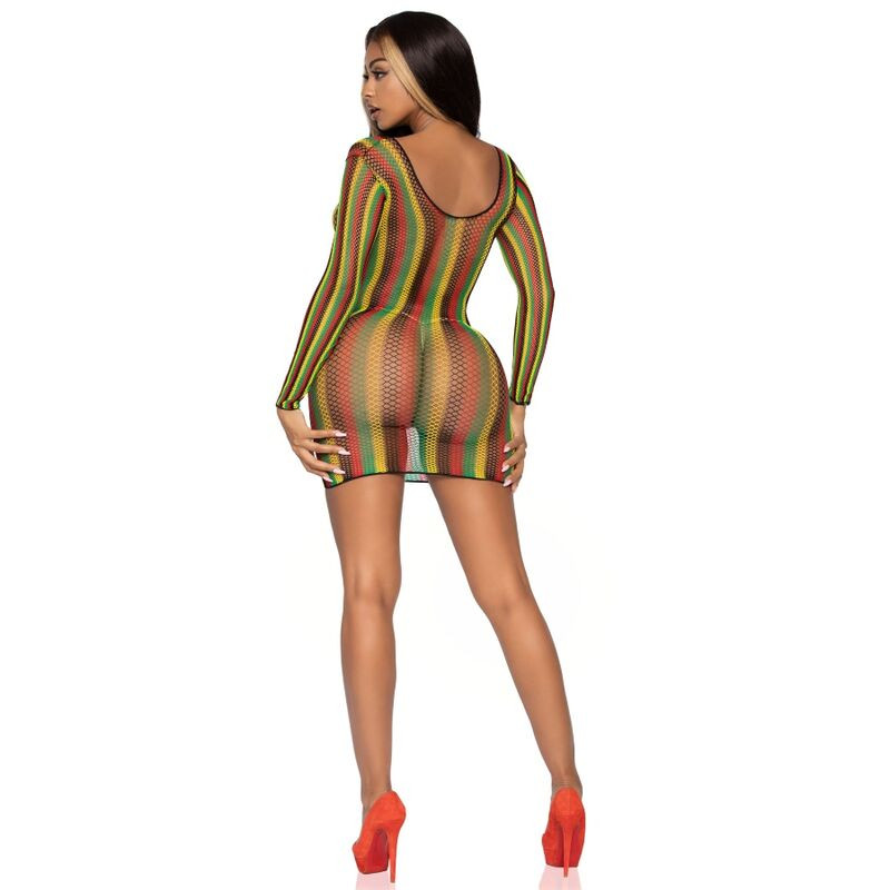 Leg Avenue - Rasta Mini Robe Taille Unique - Image 4