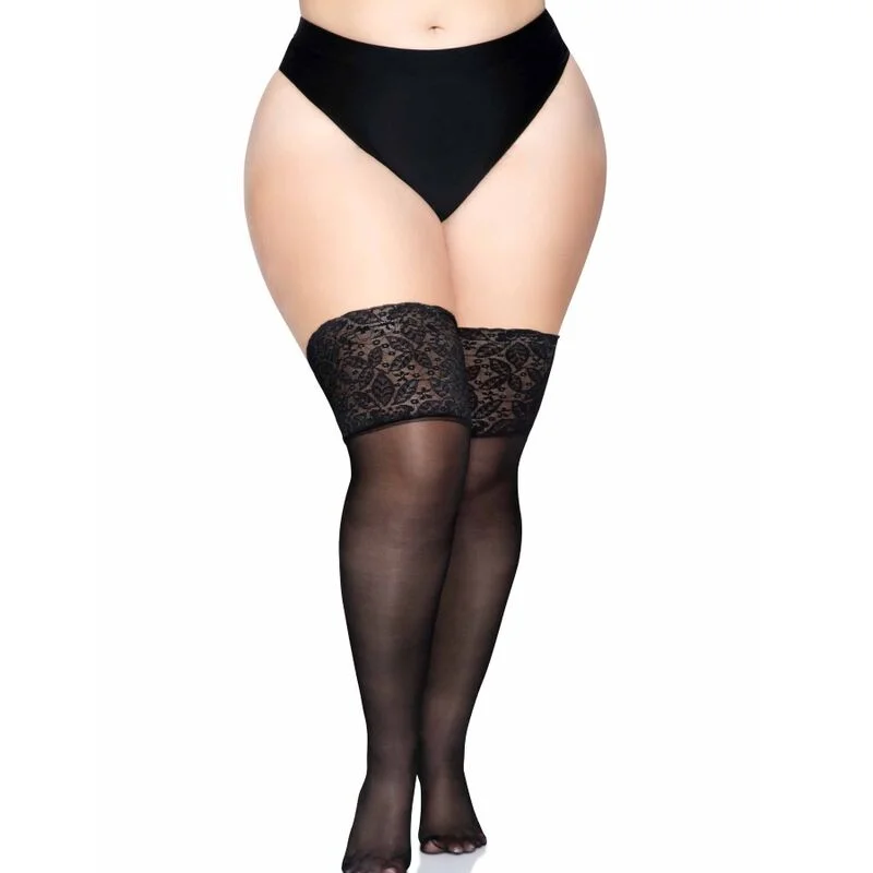 LEG AVENUE - STAY UPS SHEER CUISSES HAUTE