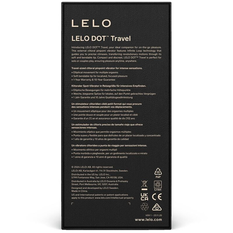 Lelo - Dot Travel Stimulateur De Clitoris Rose - Image 3