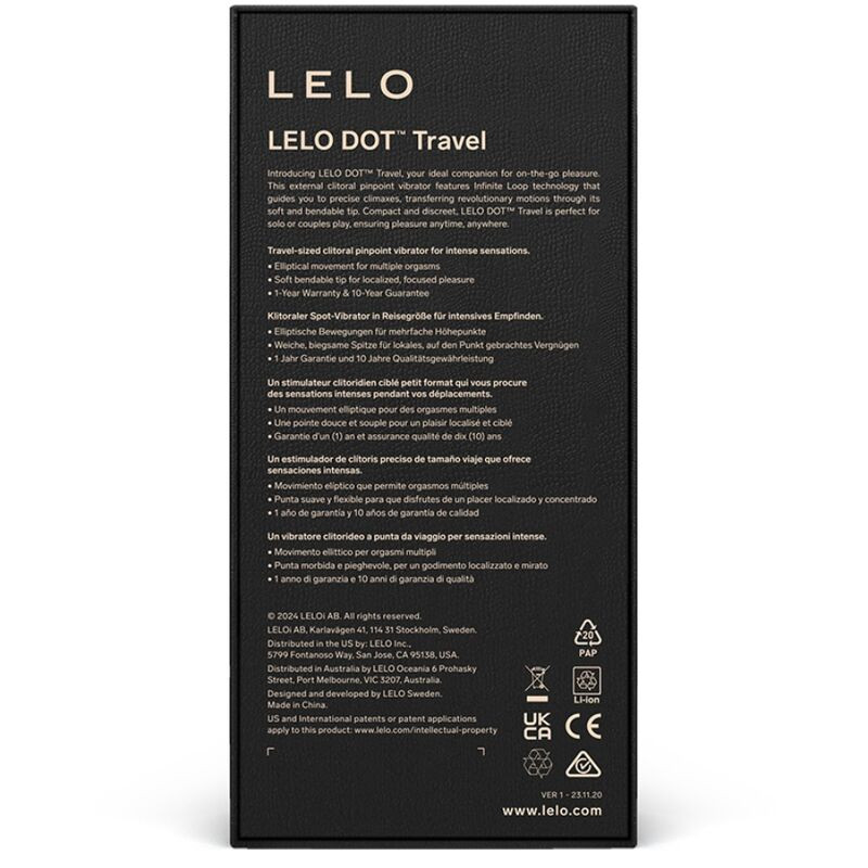 Lelo - Dot Travel Stimulateur De Clitoris Violet - Image 3