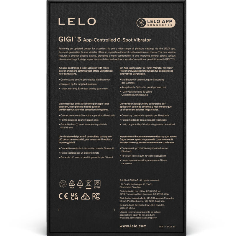 Lelo - Gigi™ 3 Vibrator Point G Roze - Image 4
