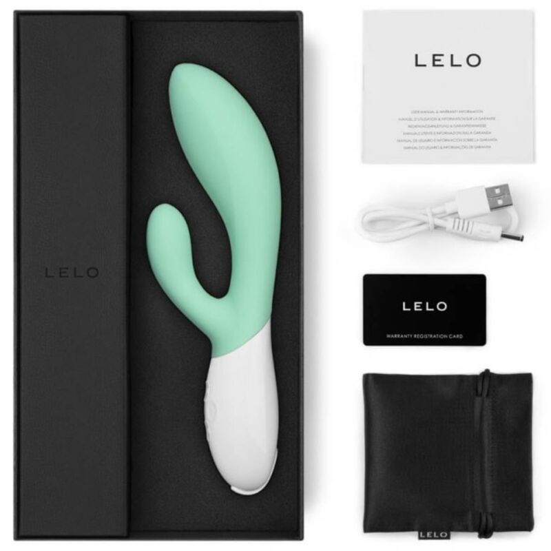Lelo - Ina 3 Vibrateur Vert Lapin Luxe Aux Algues - Image 4