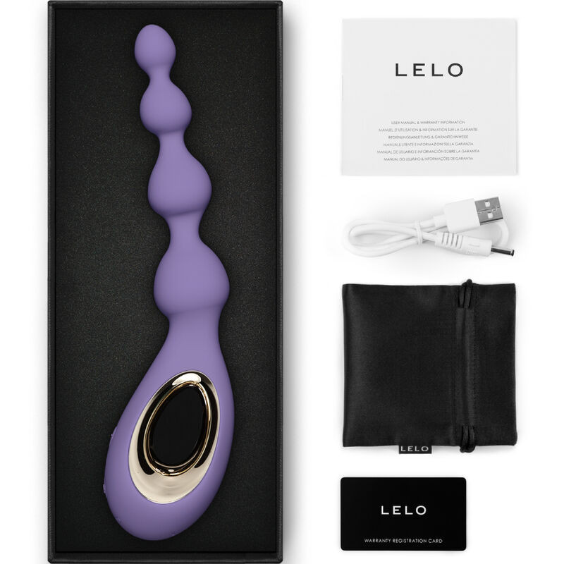 Lelo - Soraya Beads Violet Anal Massager - Image 3