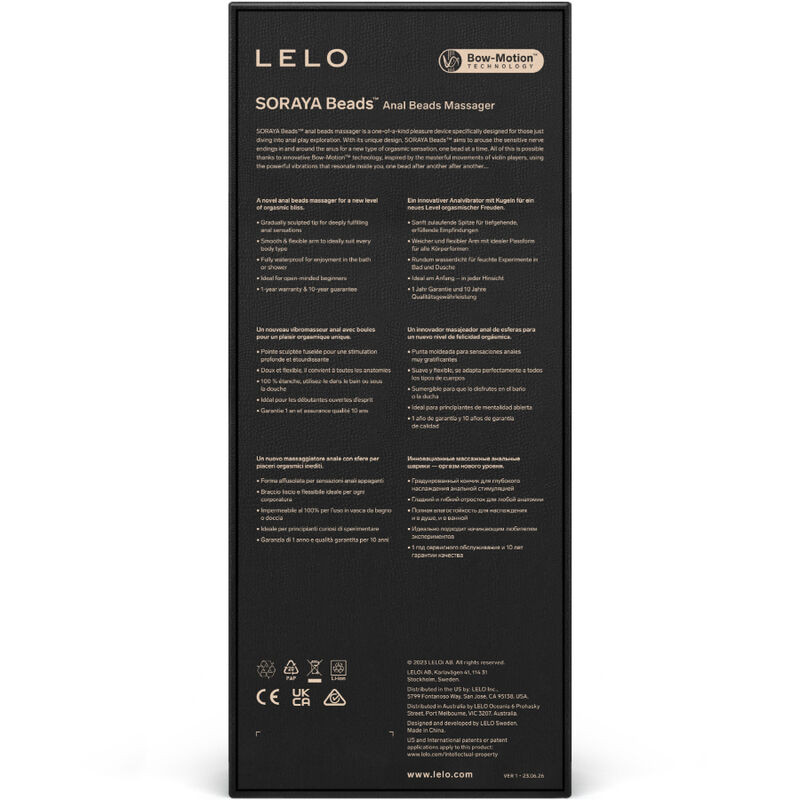Lelo - Soraya Beads Violet Anal Massager - Image 9