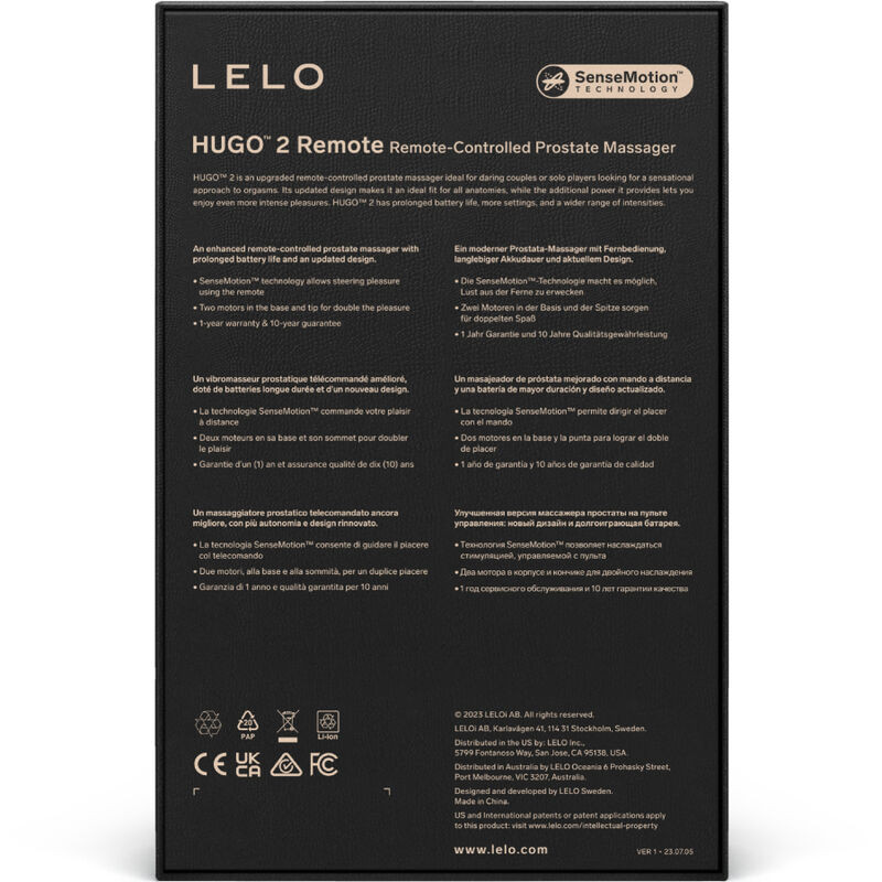Lelo - Masseur De Prostate  Télécommande Hugo 2 Vert Vert - Image 8