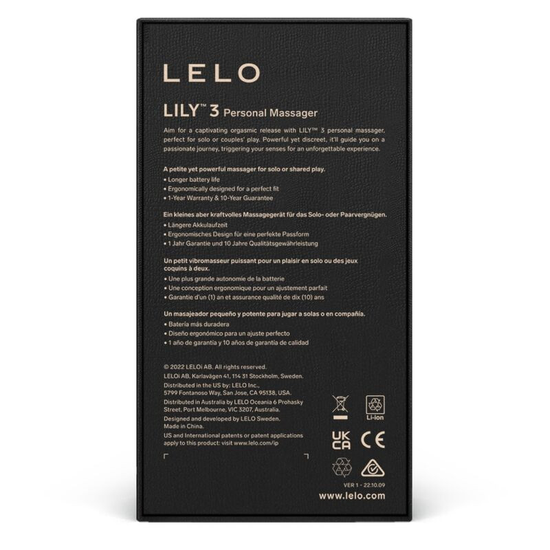 Lelo - Masseur Personnel Lily 3 - Vert Polaire - Image 4