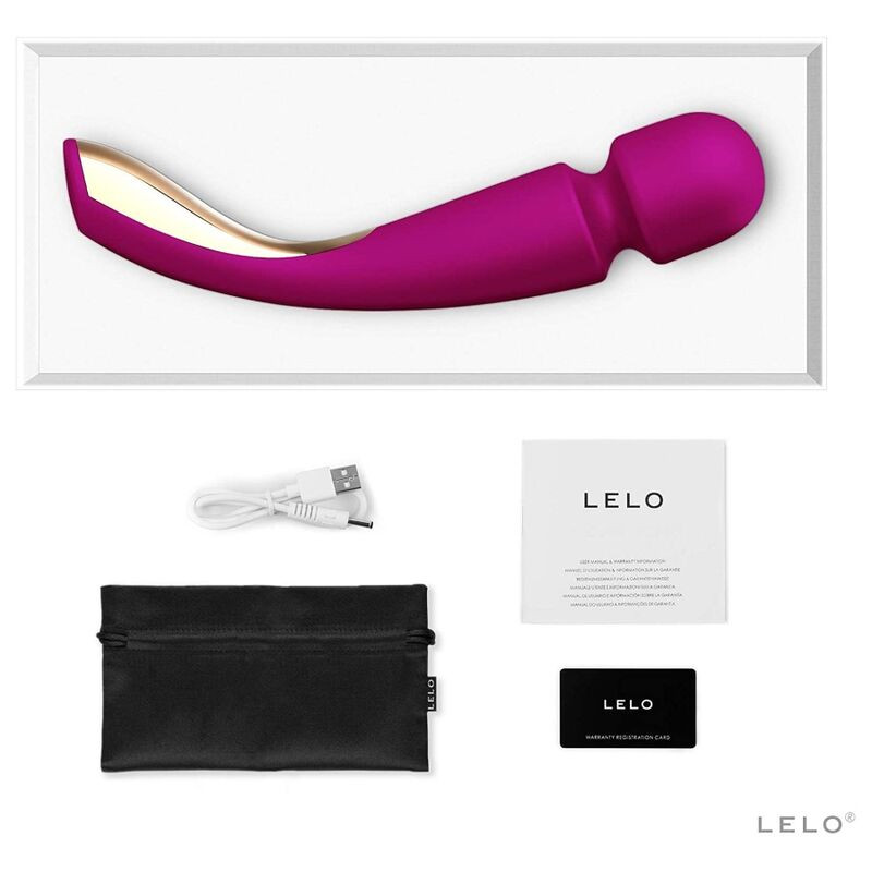 Lelo - Smart Wand Medium 2 Masseur Rose Profonde - Image 5