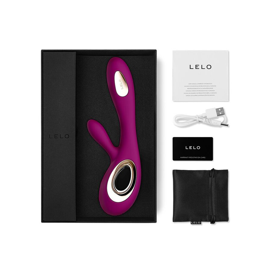 LELO - SORAYA WAVE VIBRATEUR LAPIN DEEP ROSE - Image 3