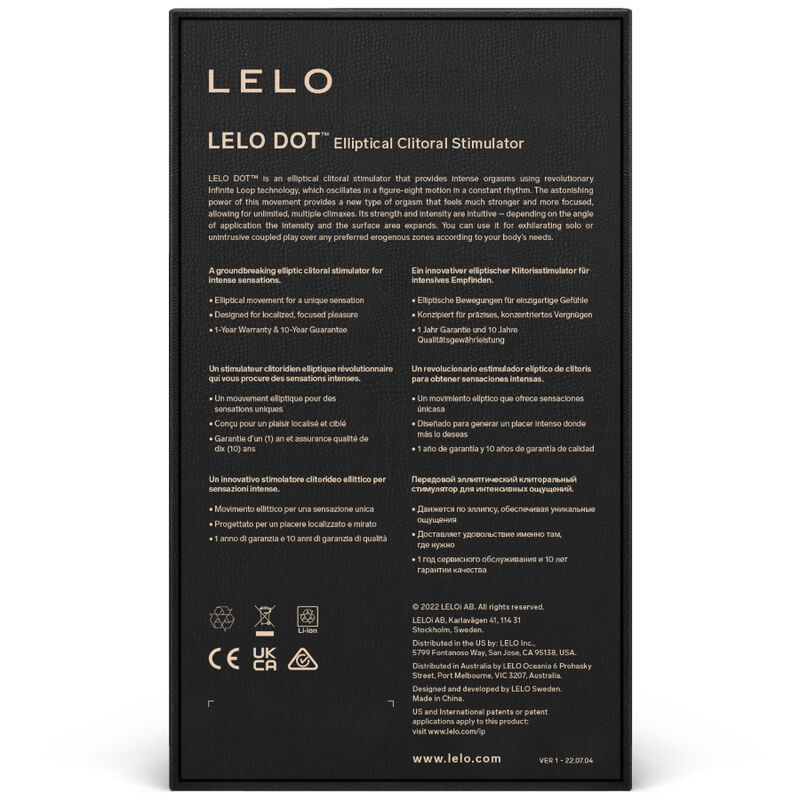 Lelo - Stimulateur De Clitoris Dot - Aqua - Image 4