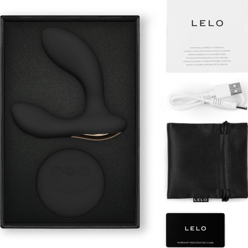 LELO - HUGO 2 PROSTATE MASSAGER REMOTE CONTROL BLACK - Image 2