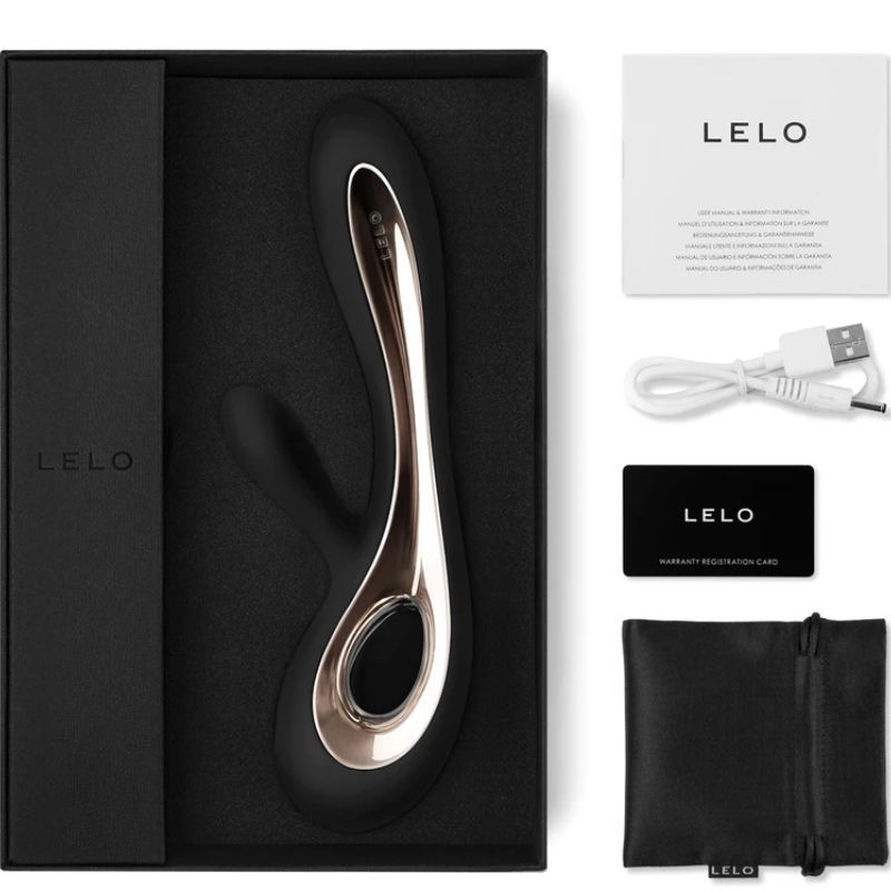 Lelo - Soraya 2 Black Rabbit Vibrator - Image 2