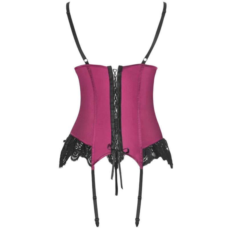 Livco Corsetti Fashion - Agrafena Cf 90436 Corset + String Bordeaux L/Xl - Image 5